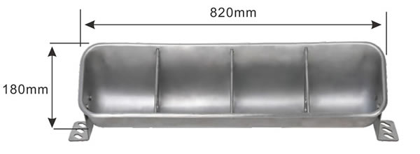 Stainless Steel Trough For Nursing Pigs
