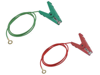CORRAL ELECTRIC FENCE FENCING CONNECTION CABLE COMPLETE WITH CROCODILE CLIP 